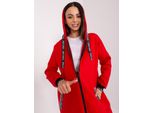 Relevance Felpa Con Zip Da Donna Igrailydd Rosso L/Xl
