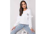 Felpa Con Cappuccio Rue Paris Donna Gwenhwynete Bianco L/Xl