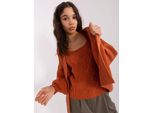 Badu Set Donna Odulla Arancione Scuro Universal
