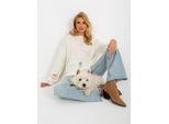 Badu Maglione Classico Da Donna Olwese Ecru Universale