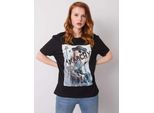 H&B T-Shirt A Maniche Corte Da Donna Edgerley Nero L