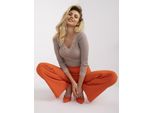 Rue Paris Camicetta Donna Amaya Beige Scuro S