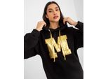 Ex Moda Felpa Con Cappuccio Da Donna Gwenelinde Nero Universale