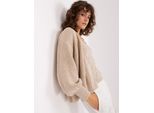 Badu Maglione Con Bottoni Da Donna Odulla Beige Universale