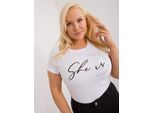 Relevance T-Shirt A Maniche Corte Da Donna Temisby Bianco Taglia Unica