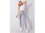 Leggings Basic Feel Good Donna Chinzay Grigio Xl