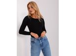 P-M Maglione Classico Donna Awaq Nero M/L