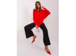 P-M Maglione Classico Donna Fenirre Rosso S/M