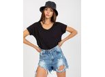 Maglietta Basic Feel Good A Manica Corta Da Donna N'ait Nero S