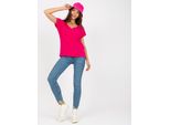 Maglietta Basic Feel Good A Maniche Corte Da Donna Achtouk Fucsia Xs