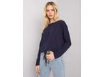 Basic Feel Good Felpa Da Donna Con Cappuccio Senza Chiusura Delkash Navy Xs