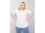 Maglietta Basic Feel Good A Maniche Corte Da Donna Mahtabr Ecru Xl