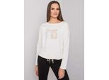 Rue Paris Felpa Da Donna Con Cappuccio Senza Chiusura Mancy Ecru S/M