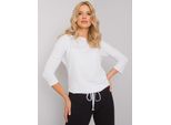 Basic Feel Good Maglietta A Maniche Lunghe Da Donna Muzakina Bianco M