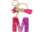Portachiavi Alfabetico - M/Rosa/Motley KP37957