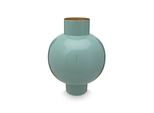 Dekovase PIP STUDIO Vase, sanftgrün, B:31,5cm H:42cm T:31,5cm Ø:31,5cm, Metall, Vasen