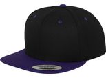 Flexfit 6089MT | Cappellino Classico A Due Toni - Colore: Nero/Viola - Taglia: Unica