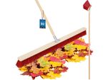 Kotarbau® Scopa Da Esterno Spazzolone Per Pavimenti Esterni 105 Cm Scopettone Industriale Scopa Giardino Esterno Con Manico Legno Pvc