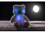 Orso Bianco Di Peluche 40 Cm A Batteria Con Luci E Suoni