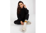 Felpa Con Cappuccio Ex Moda Donna Prynesse Nero Universal