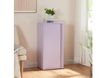 Armadio In Metallo 'BurlöV' Con 1 Anta E 2 Ripiani Acciaio 88 X 40 X 35 Cm Viola