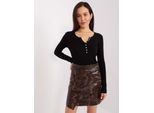 Basic Feel Good T-Shirt Donna A Maniche Lunghe Qero Nero L/Xl