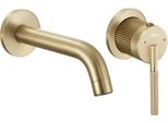 Rubinetto Per Lavabo Rea Argon Js-622704-1Bg Spazzola Oro