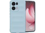 Oppo Reno 13 Pro Sleeve - Silicone - Imoshion Custodia Morbida/Copertura Posteriore - Colore Azzurro