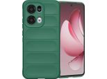 Oppo Reno 13 Pro Sleeve - Silicone - Custodia/Copertura Morbida Imoshion - Verde Scuro