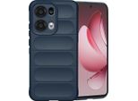 Oppo Reno 13 Pro Sleeve - Silicone - Custodia/Copertura Morbida Imoshion - Blu Scuro