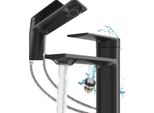 Miscelatore Per Lavabo Granitan | Cabo - Nero - Basso - Materiali Di Alta Qualità - Design Ergonomico