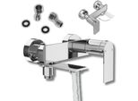 Miscelatore Per Bagno Granitan | Cabo - Miscelatore A Parete - Cromo - Design Elegante - Miscelatore Monocomando Con Deviatore