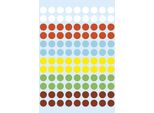 Herma Etichette Multiuso Colori Assortiti ø 8 Mm Rotondo Carta Opaco 540 Pz.