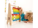 Abaco Giocattolo Hape - Abaco A Perline Arcobaleno - Giocattolo Educativo In Legno