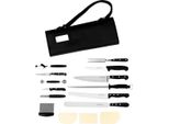 Giesser Borsa Portacoltelli 15 Pezzi, Con Targhetta Identificativa, Altezza: 50 Mm
