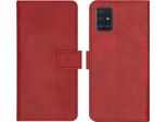 Imoshion Cover Per Cellulare Per Samsung Galaxy A51 - Flip Cover Libreria Flip - Rosso