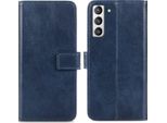 Custodia Per Cellulare Imoshion Per Samsung Galaxy S21 Fe - Cover Flip A Libro - Blu Scuro