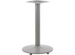 Base Per Tavolo In Metallo NY-B006, Per Ufficio, Hotel, Ristorante, Diametro 46 Cm, Altezza 72 Cm, Grigio