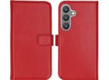 Samsung Galaxy S24 Cover - Vera Pelle - Selencia Flip Flap - Rosso