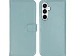 Custodia Per Samsung Galaxy A35 - Vera Pelle - Custodia Selencia Flap - Azzurro
