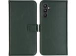 Custodia Per Samsung Galaxy A34 - Vera Pelle - Selencia Flip Flap - Verde