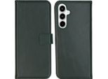 Custodia Per Samsung Galaxy A55 - Vera Pelle - Selencia Flip Flap - Verde