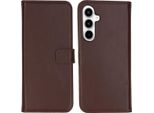 Custodia Per Samsung Galaxy A55 - Vera Pelle - Custodia Selencia Flip Flap - Marrone