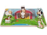 Puzzle Di Forma Beleduc Funny Friends Farm Fattoria Di Cartone Giocattolo