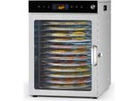 Succebuy 12 - Disidratatore Con Vassoio Rotante - Acciaio Inox, 800 W Per Essiccare La Frutta