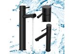 Miscelatore Per Lavabo Granitan | Glami - Alto - Nero - Design Moderno - Minimalista Ed Elegante