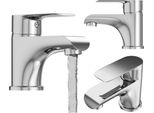 Miscelatore Per Lavabo Granitan | Vito - Cromo - Miscelatore Monocomando - Design Moderno - Compatto E Funzionale