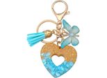 Portachiavi A Cuore - Blu Debole KP37996