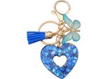 Portachiavi A Cuore - Blu KP37997