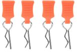 Corpo Shell Clip Pin Fissaggio Staffa Set Accessorio Per 1/8 1/10 1/12 Rc Car (Arancione)